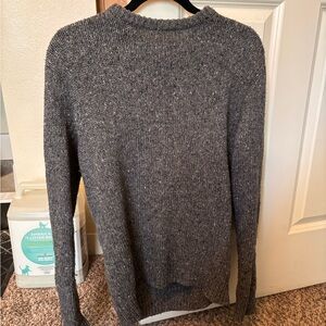 Old Navy Men's Dark Gray Knit Crewneck Sweater